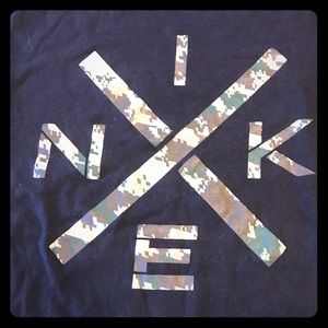 Nike T-Shirt With Camo Print